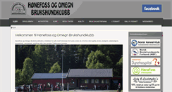 Desktop Screenshot of brukshundhonefoss.com